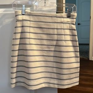 Cotton Stripped Skirt